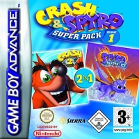 Crash and Spyro Super Pack Volume 1: Crash Bandicoot 2: N-Tranced/Spyro: Season of Ice.