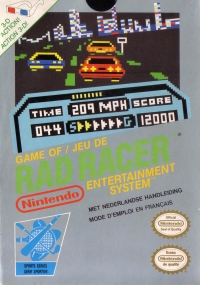 Rad Racer (Pixel label)