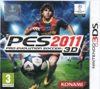 Pro Evolution Soccer 2011 3D (konami under rightside)