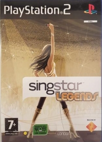 SingStar: Legends (Yellow circle  between rating and EyeToy logo)