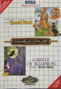 Lucky Dime Caper Starring Donald Duck, The / Castle of Illusion Starring Mickey Mouse - Telstar Doub